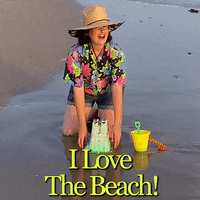 I Love the Beach - Sandcastle