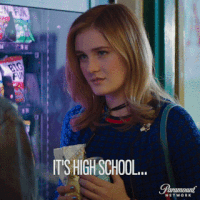 high school confusion GIF by Heathers