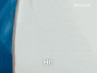 Ahoj Hello GIF by Škoda Global