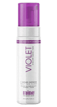 Violet Fake Tan Sticker by MineTan Body Skin