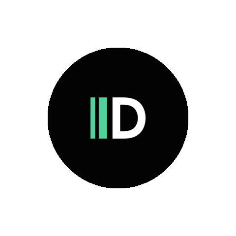 designarafr d round letter d designarafr Sticker