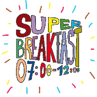 Breakfast Fruhstuck Sticker by Superbude Hotel Hostel Home