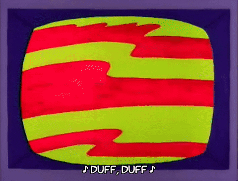 Season 2 Waterfall And Duff Beer GIF by The Simpsons