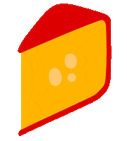 Cheddar Cheese Sticker by I AM BOARD