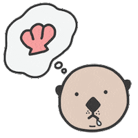 ddingstory jojo sea otter shellfish ddingstory Sticker