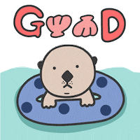 ddingstory jojo sea otter shellfish ddingstory Sticker