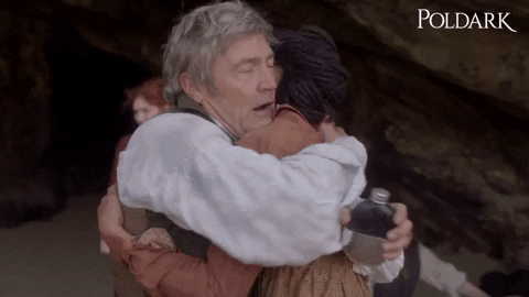 Relief Hug GIF by Poldark