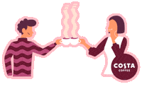 Fun Love Sticker by Costa Coffee Malaysia