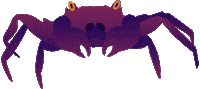 Crab Sticker by AQUAEL