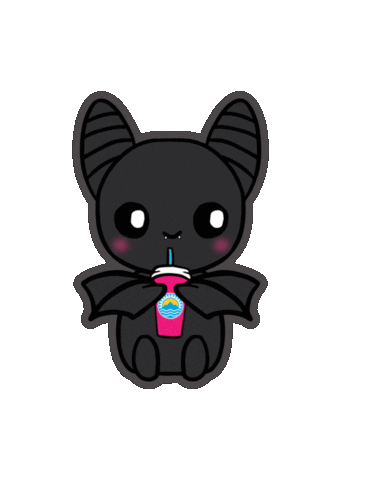 Halloween Bat Sticker by CALI COFFEE
