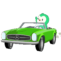 Super Car Hello Sticker by Abster