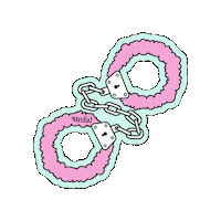 Bdsm Handcuffs Sticker by sinful.global
