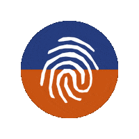 Fingerprint Sticker by Cape Tracks