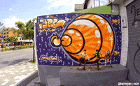 laplagainvade dance baile graffiti mortal kombat GIF
