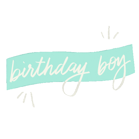 hello_carmen giphyupload birthday boy Sticker