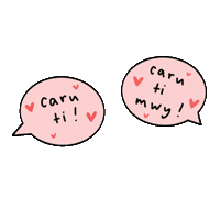 rubydoobydoodles cymraeg cymru welsh caru Sticker