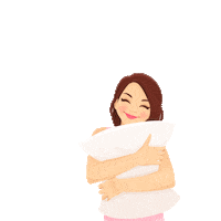 EvaBeautySkincare pink beauty woman sleep Sticker