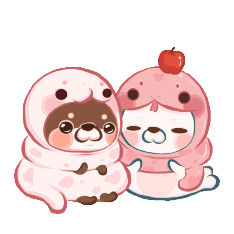 Lunar New Year Apple Sticker