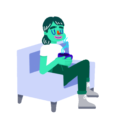 Coffee Break Work Sticker by Eisprung Animation Studio