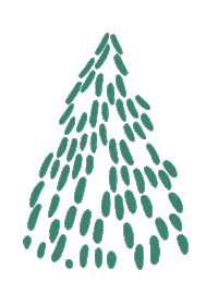 beautybyearth sticker holidays christmas tree beautybyearth Sticker