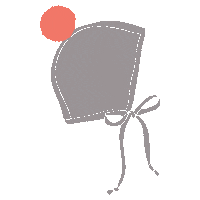 Pom Bonnet Sticker by Briar Baby