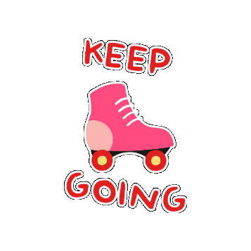 Skate Keep Going Sticker by Indorelawan