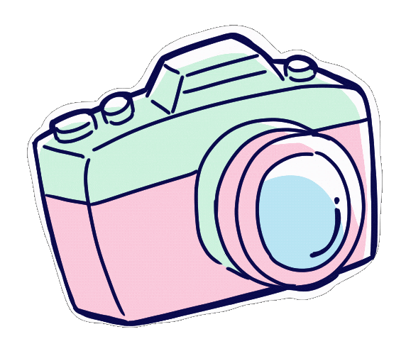 Pop Camera Sticker by ojiya_oyaji
