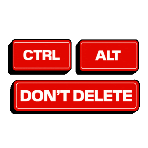 Keyboard Delete Sticker by Sandisk