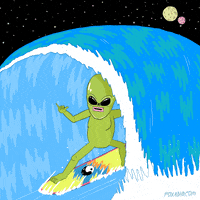 Space Fox GIF by Animation Domination High-Def