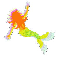 Little Mermaid Summer Sticker by Daisy Lemon