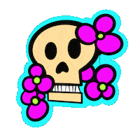 Halloween Flower Sticker