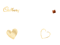 Cadbury_id love heart gold chocolate Sticker
