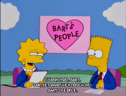 bart simpson love GIF