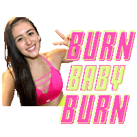 Lift Burnbabyburn Sticker by Natalie Obando
