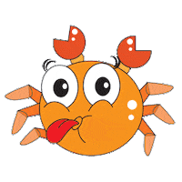 Crab Sticker