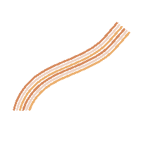 Wave Orange Sticker