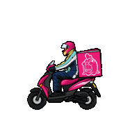 Delivery Hotchicken Sticker by CHIX