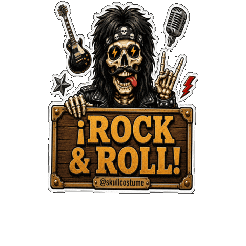 Heavy Metal Rock Sticker