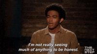 Not Seeing Much of Anything