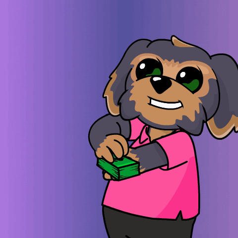 Make It Rain Money GIF by BoDoggos
