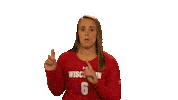 College Sports Sport Sticker by Wisconsin Badgers