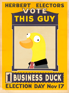 StateLibraryofQueensland giphyupload election duck state library of queensland GIF