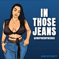 It Girl Jeans GIF by Christopher Pindling