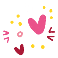 laweekup fun heart girl pink Sticker