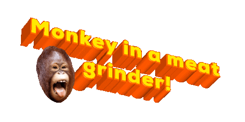Monkey Sticker