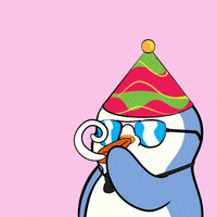 Happy Birthday Celebration GIF by Pudgy Memez