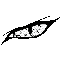 InnerCat_Music music eye innercat Sticker