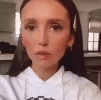 Nina Dobrev Blank Stare GIF