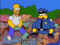 homer simpson snake GIF
