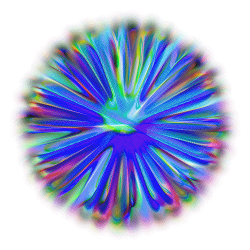 Travess giphyupload rainbow flower chromatic GIF